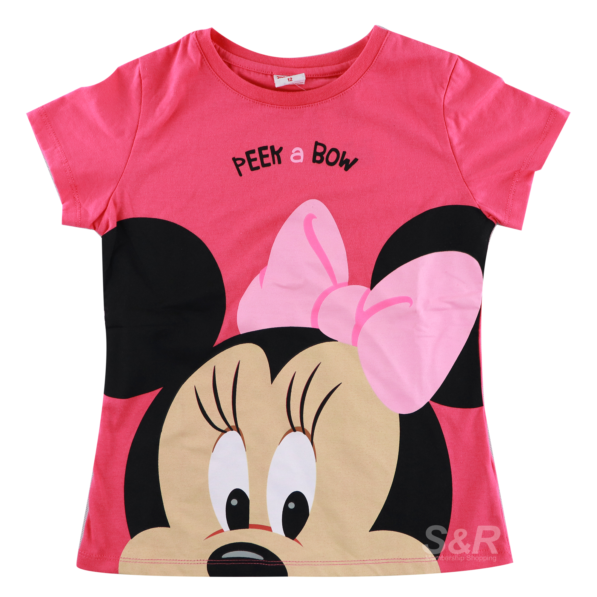 Disney Minnie Mouse Blouse Size 12 1pc